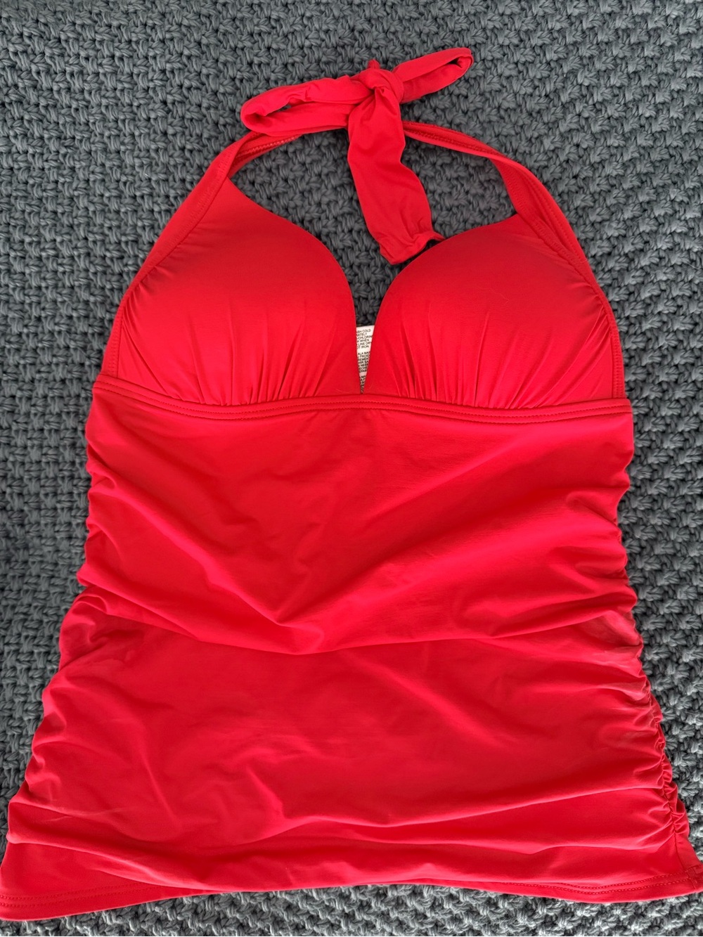 Beautiful red Tommy Bahama tankini top (only top) in a medium.